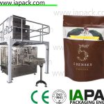 granuliuotas automatinis maišelių pakavimo aparatas, stand-up maišelio pakavimo mašina arbatui
