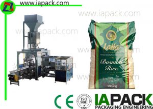 Premade Rice Open Mouth Bagging Machine Automatinis maišelių padėklas
